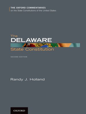 cover image of The Delaware State Constitution